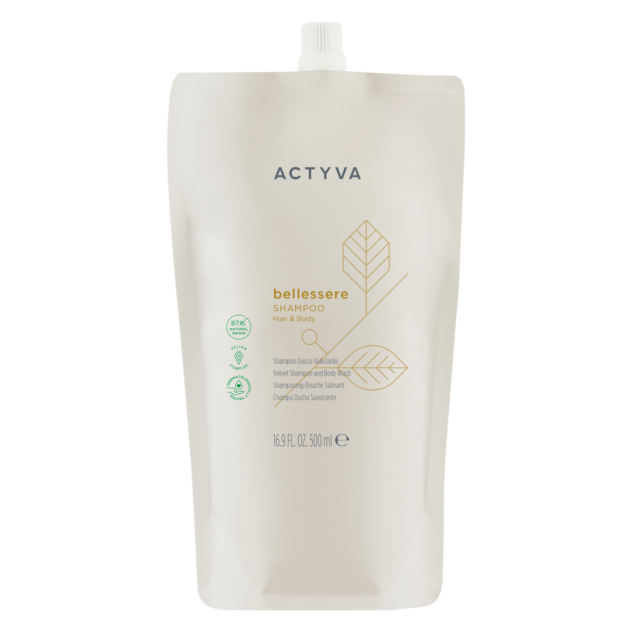 Actyva Bellessere Shampoo Pouch Bag 500 ml