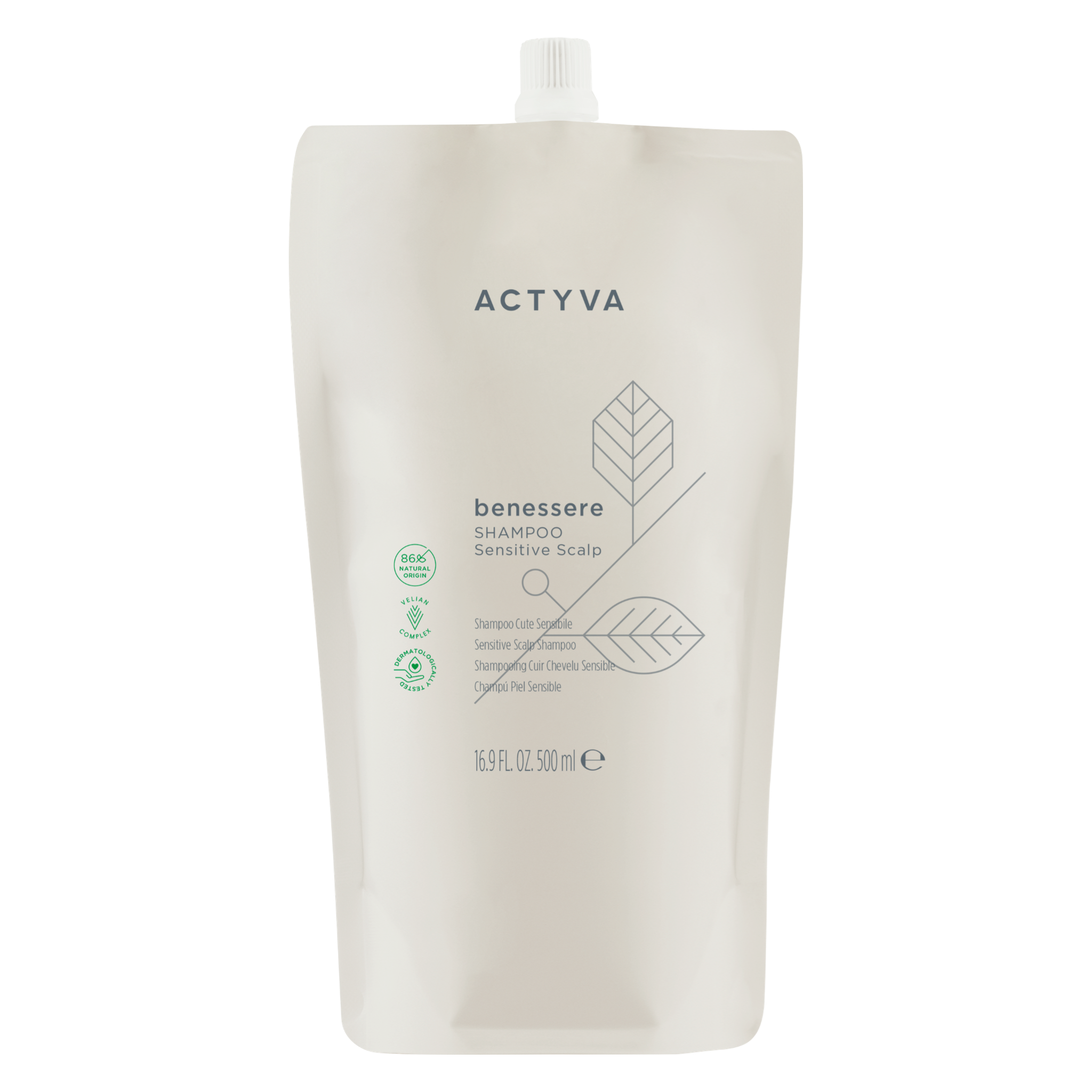 Actyva Benessere Shampoo Pouch Bag 500 ml
