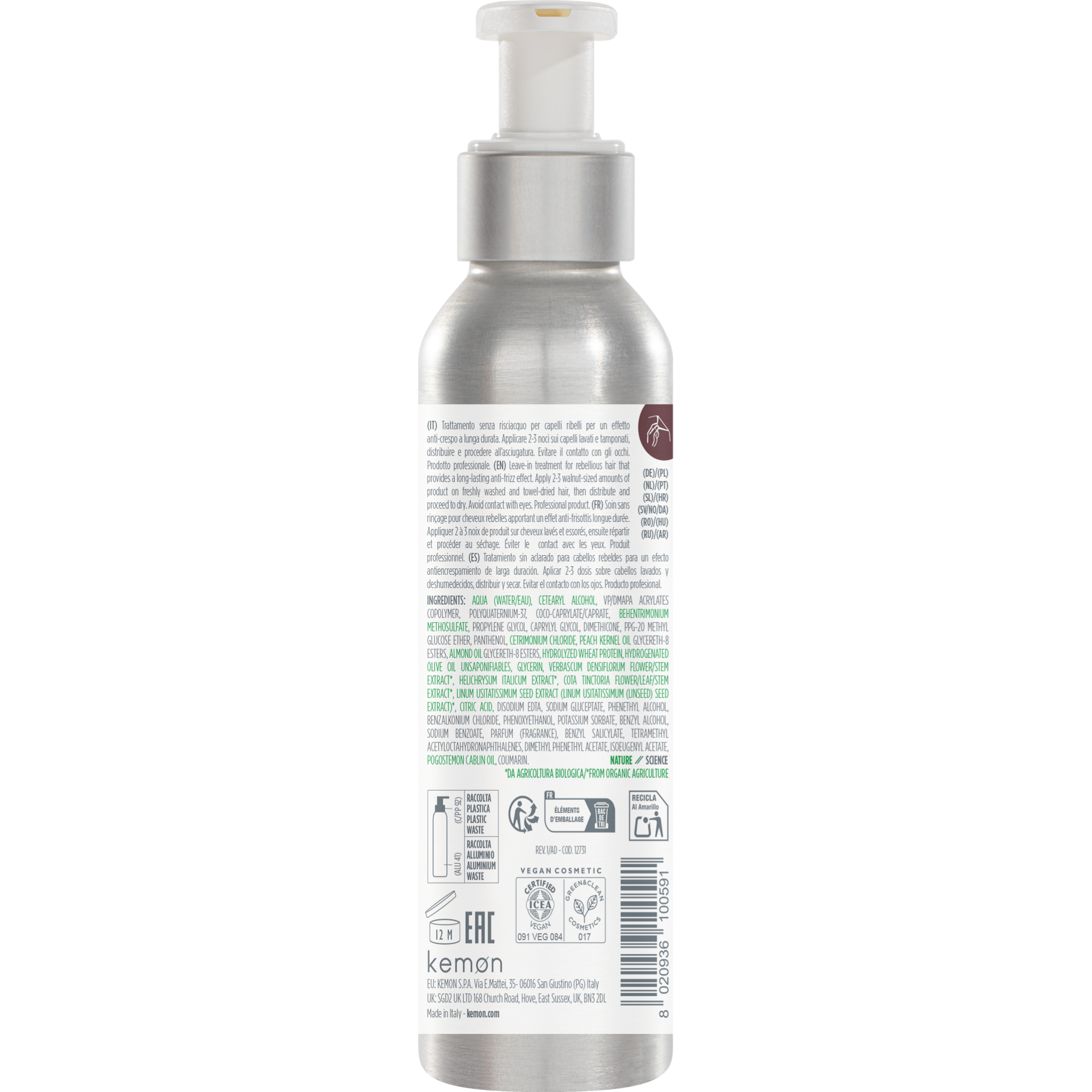 Actyva Disciplina Anti-Frizz Cream 125 ml