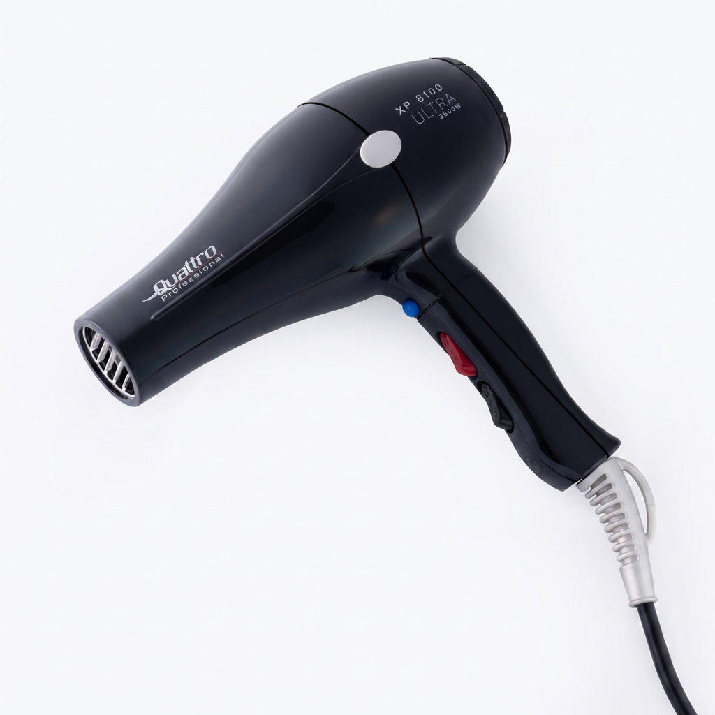 Quattro Professional XP 8100 Ultra 2600W Hair Dryer - Black