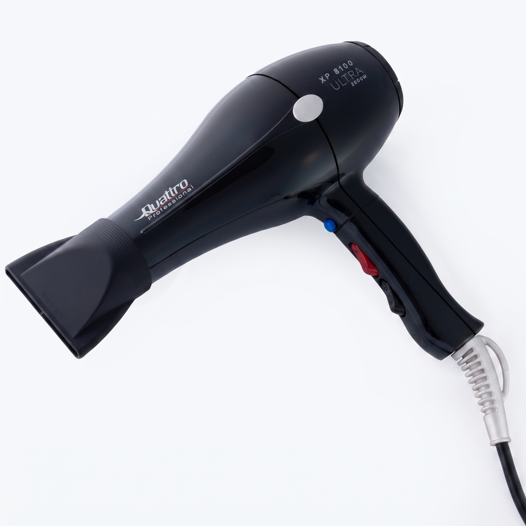 Quattro Professional XP 8100 Ultra 2600W Hair Dryer - Black