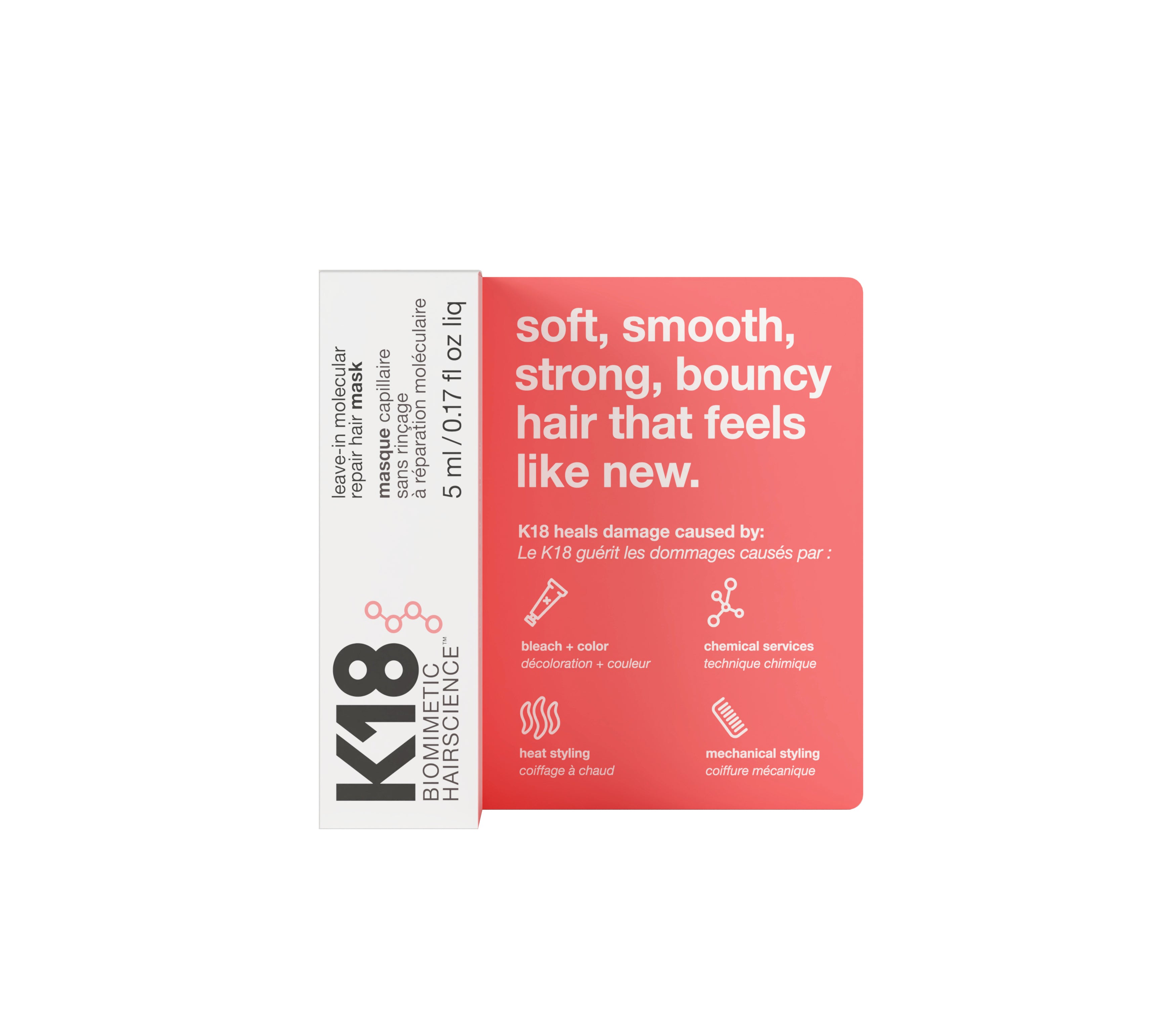 K18 Leave-In Molecular Repair Hair Mask 5 ml