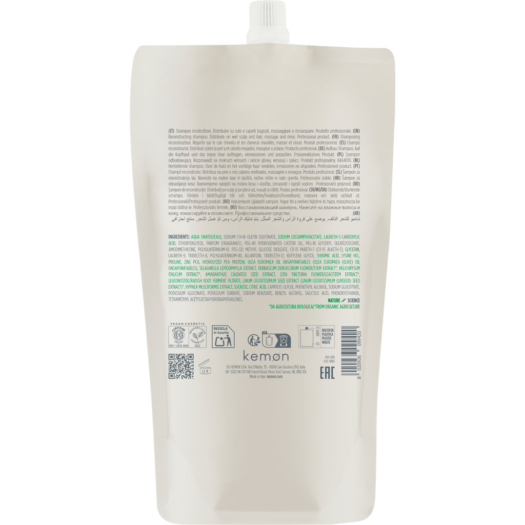 Actyva Nuova Fibra Shampoo Pouch Bag 500 ml