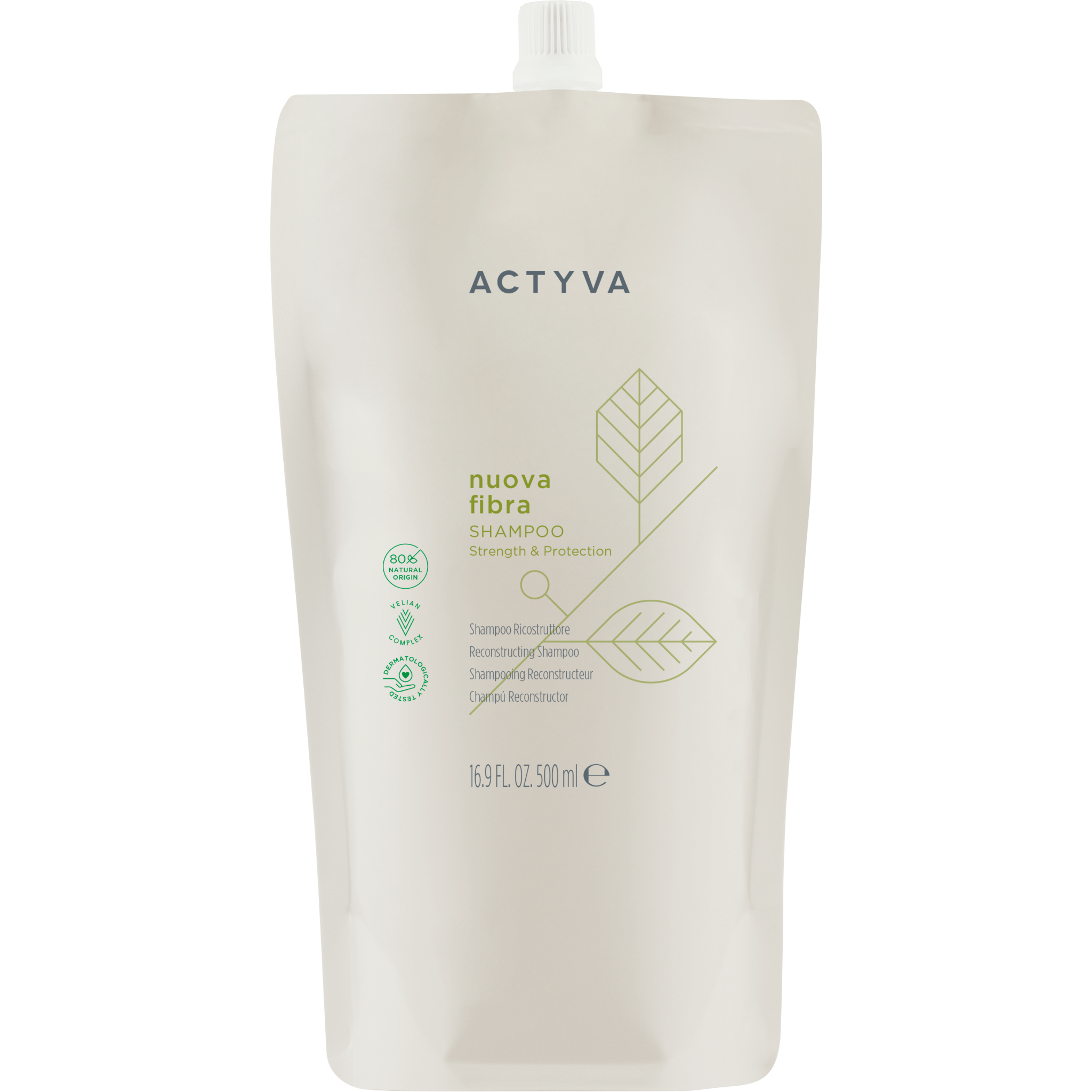 Actyva Nuova Fibra Shampoo Pouch Bag 500 ml