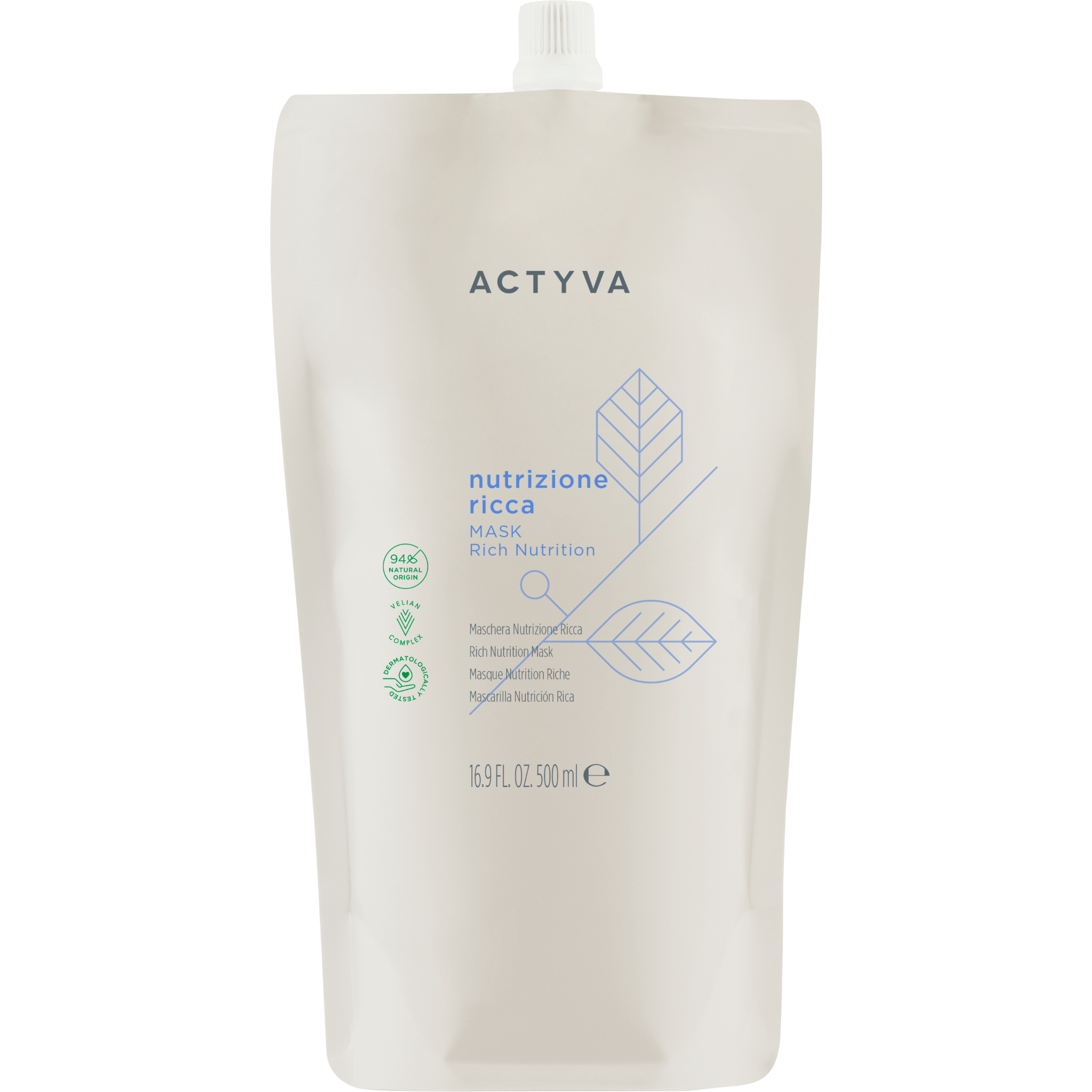 Actyva Nutrizione Ricca Mask Pouch Bag 500 ml