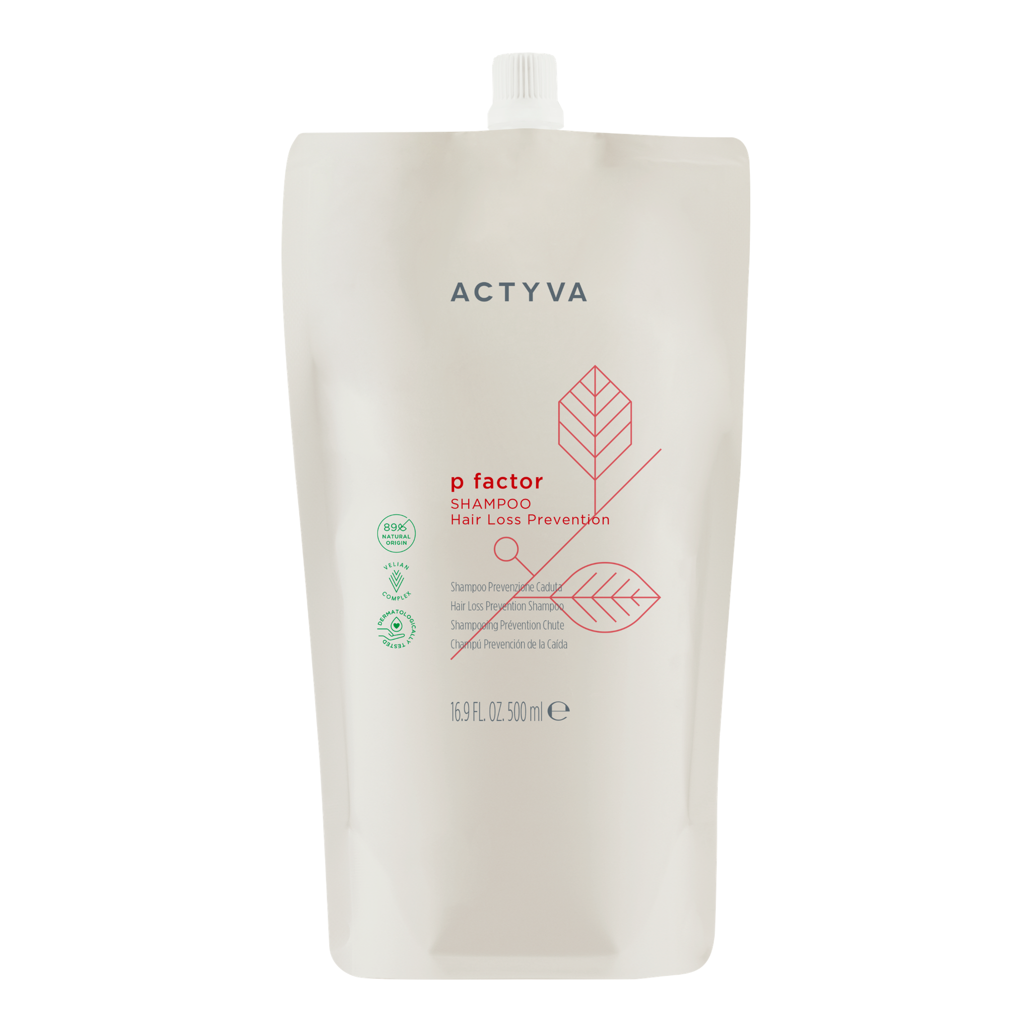 Actyva P Factor Shampoo Pouch Bag 500 ml